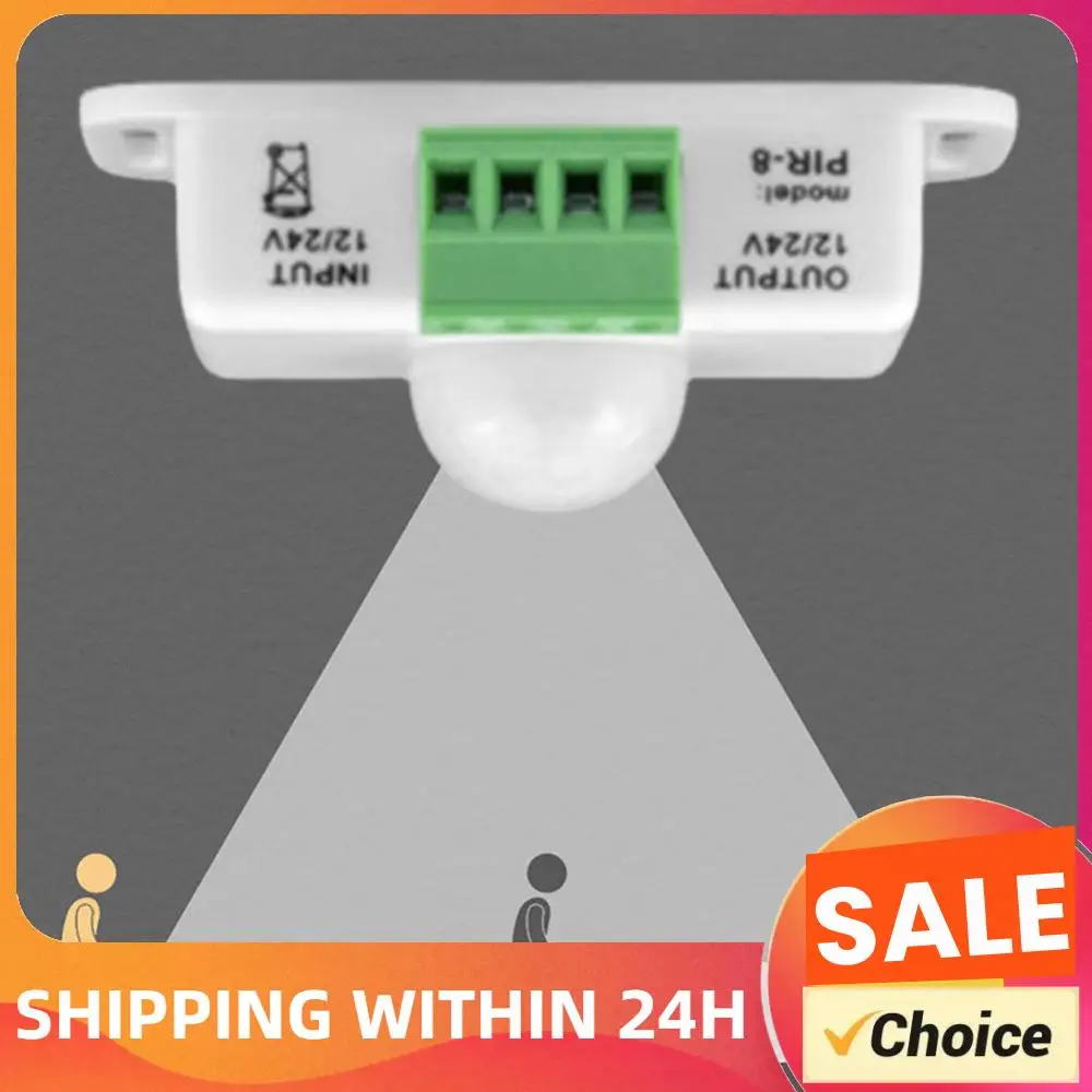 

DC 12V 24V 6A IR Infrared Detector Light Switch Module Automatic Adjust Movement Detector ON OFF for LED Strip Light Lamp