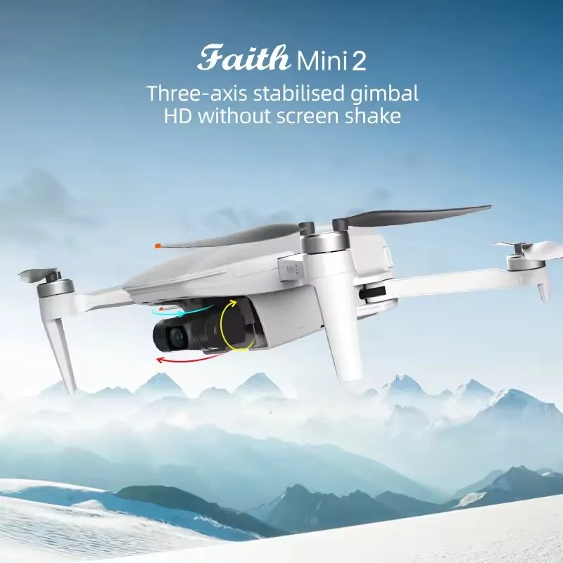 C-FLY Faith Mini2 Drone 4K HD كاميرا 3-Axis Gimbal 249g 5G Wifi GPS FPV بدون فرش قابلة للطي أجهزة الاستقبال عن بعد CFLY Faith MINI 2 Dron