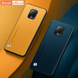 Silicone Protection Case For Redmi Note 9 Pro Luxury PU Leather Phone Case For Xiaomi Redmi Note 9S Note9 Pro Matte Back Cover