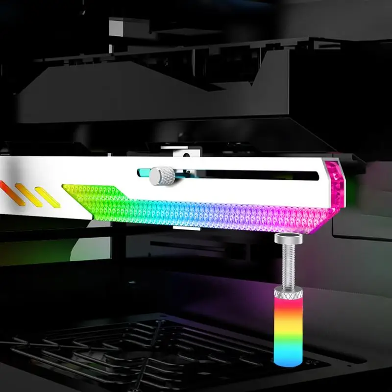 Kartu grafis, kartu grafis mendukung kreatif, lentera GPU, berdiri, mendukung Sag, braket GPU paduan aluminium yang dapat disesuaikan untuk kartu grafis