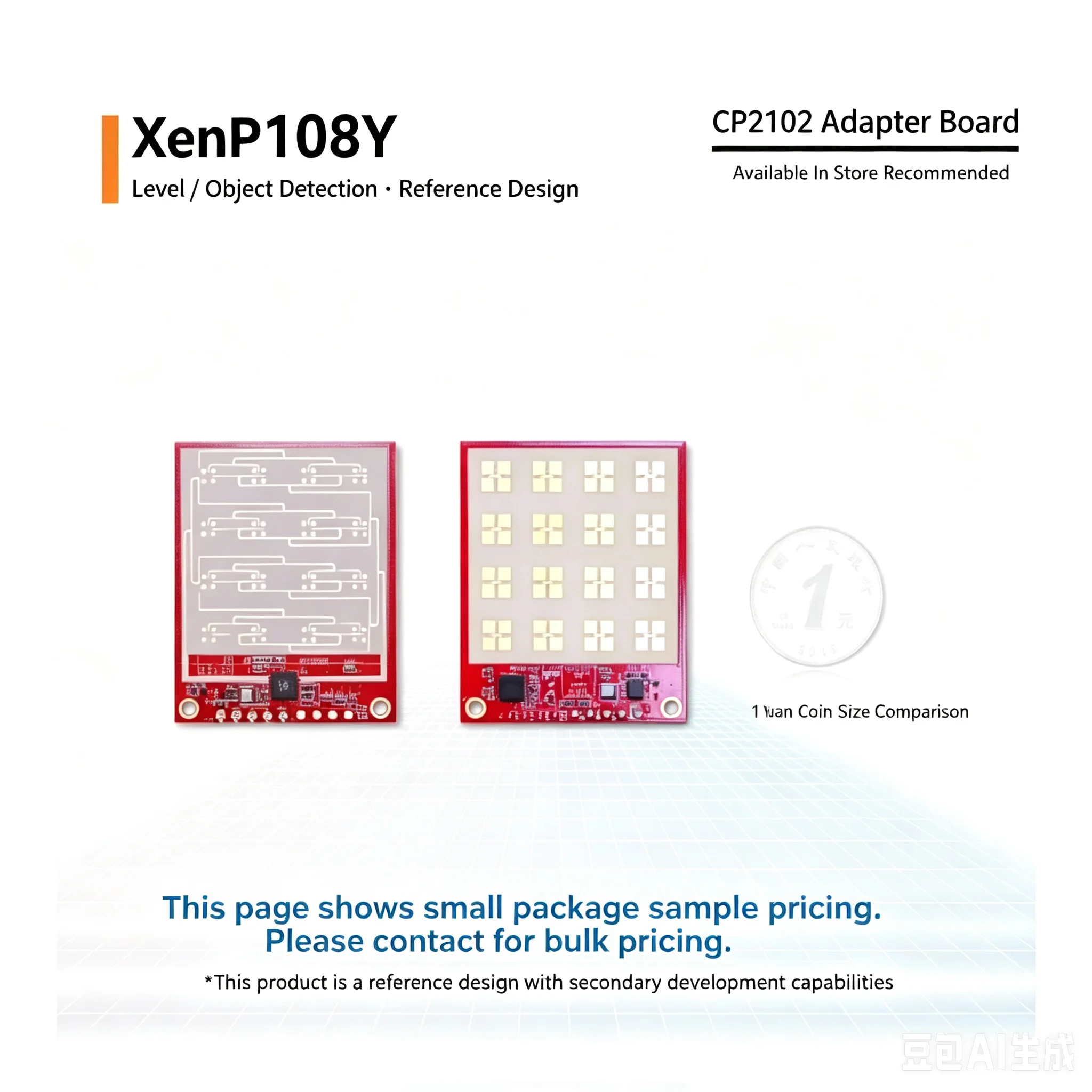 1pcs XenP108Y XiDian ultra-compact high-precision liquid/level detection 24G millimeter-wave radar sensor