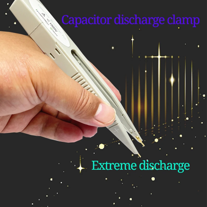1000 V Kondensator Entladung Stift Hochspannung Schnelle Entladung Werkzeug Digitale Sparkpen Elektronische Reparaturen Entlader Entladung Stift – Detail 2