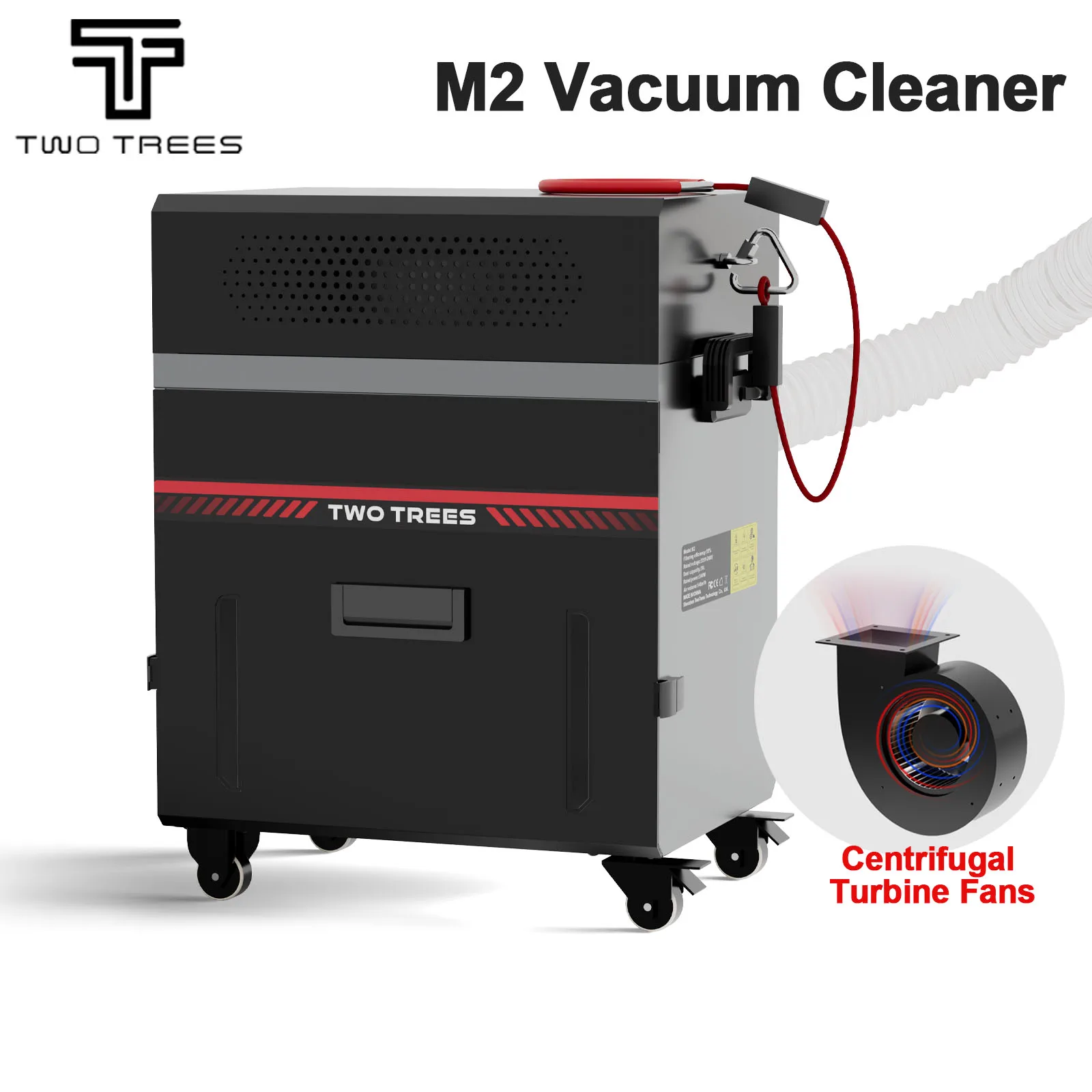 

TWO TREES M2 Vacuum Cleaner Spindle Filtering Purifying Device 50000RPM Dust Cover Spindle Brush for CNC Engraver