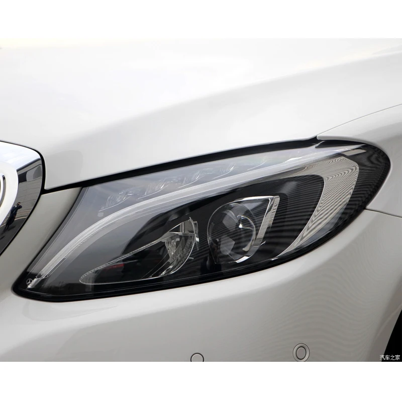 For 2015-2018 Mercedes Benz W205 C180 C200 C260L C280 C300 Headlamp Cover Transparent Glass Lampshade Headlight Shell Lens