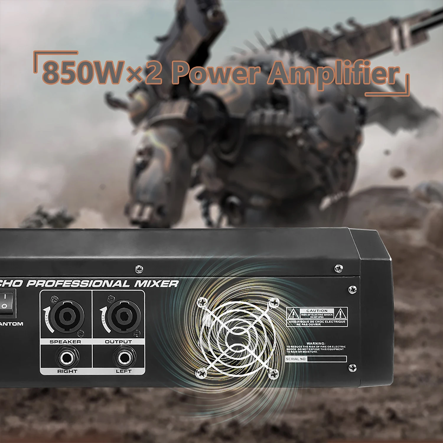 

GAX-ED8 Professional Audio Mixer With USB Switch 8-Channel Audio Mixer Powerful 7-band Equalization For Karaoke Stage KTV