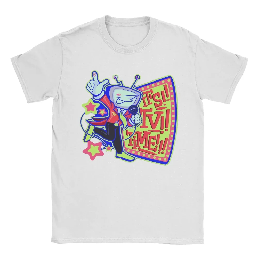 الصيف الرجال تي شيرت Deltarune 3 Tenna It Is TV Time المرأة تي شيرت الهيب هوب الشاطئ تيز الشارع الشهير فضفاض ملابس علوية من القطن فكرة هدية #2