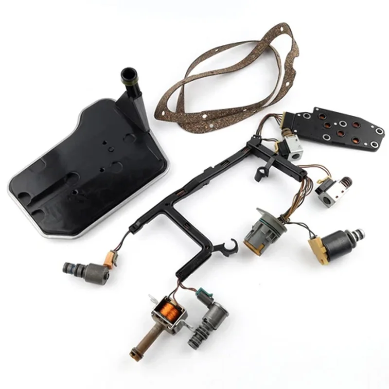 Set 4L60E 4L65E Transmission Solenoid Kit Set W/Harness EPC Shift TCC 3-2 PWM For GM For Buick For Cadillac Growth Camaro Carriage Blazer Special Envoy 1993-2005 for Chevrolet Chevy Car Accessories  4L60E 6L5Z7G360AC 10478112 24230298