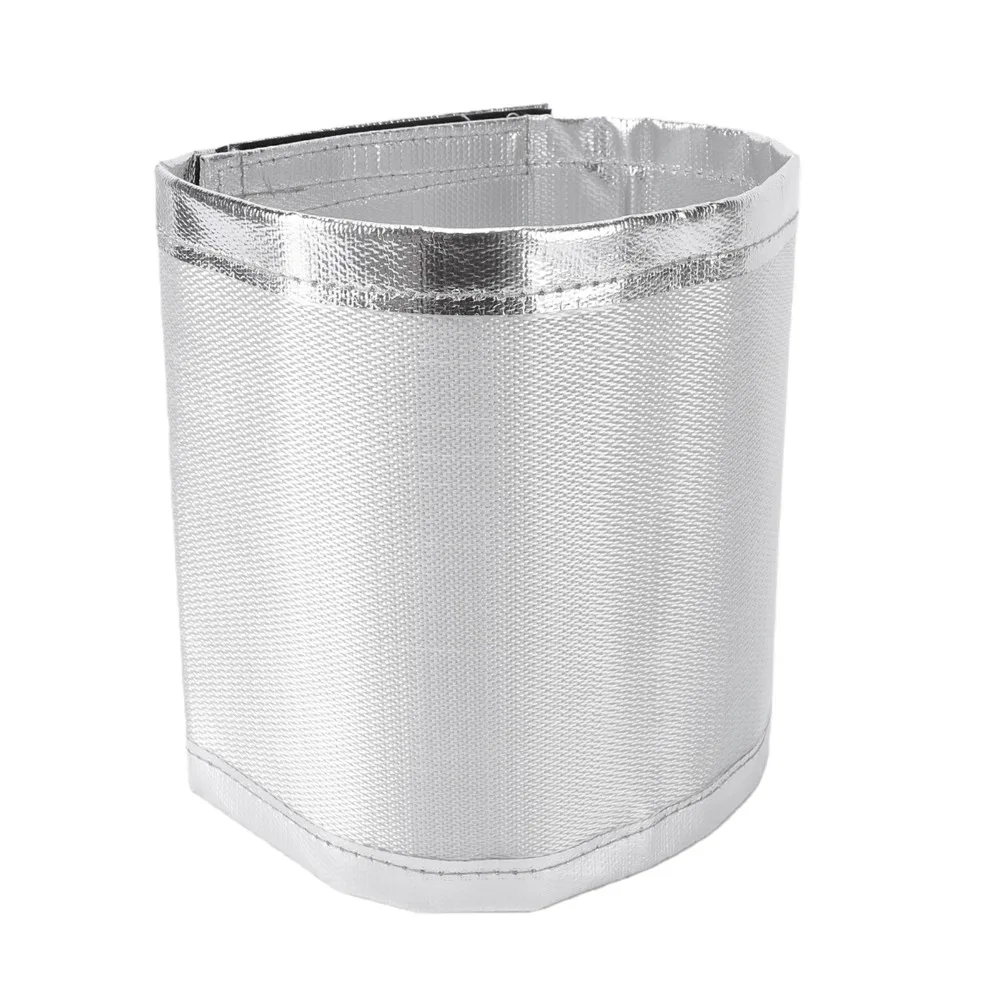 Aluminum Fiberglass Starter Heat Shield Self Adhesive Reflective Radiant Heat Protection Wrap Heat Shielding 7 X 24 Inch