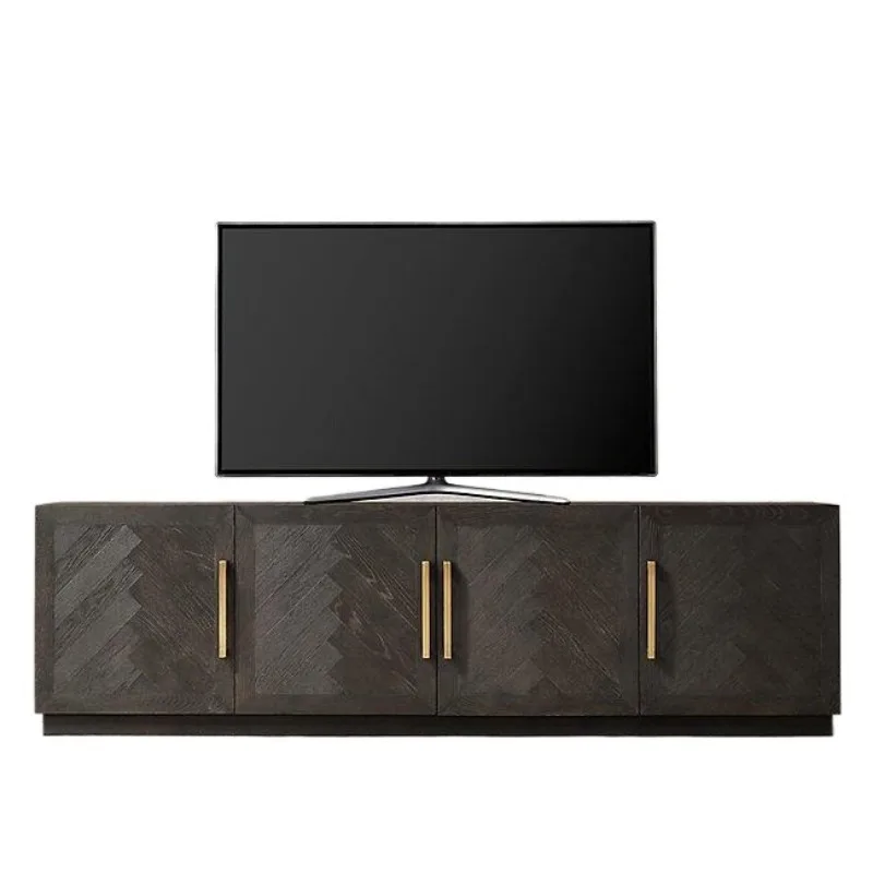 

Oak American solid wood six-chest cabinet, American light luxury bedroom drawer parquet locker, modern simple and old