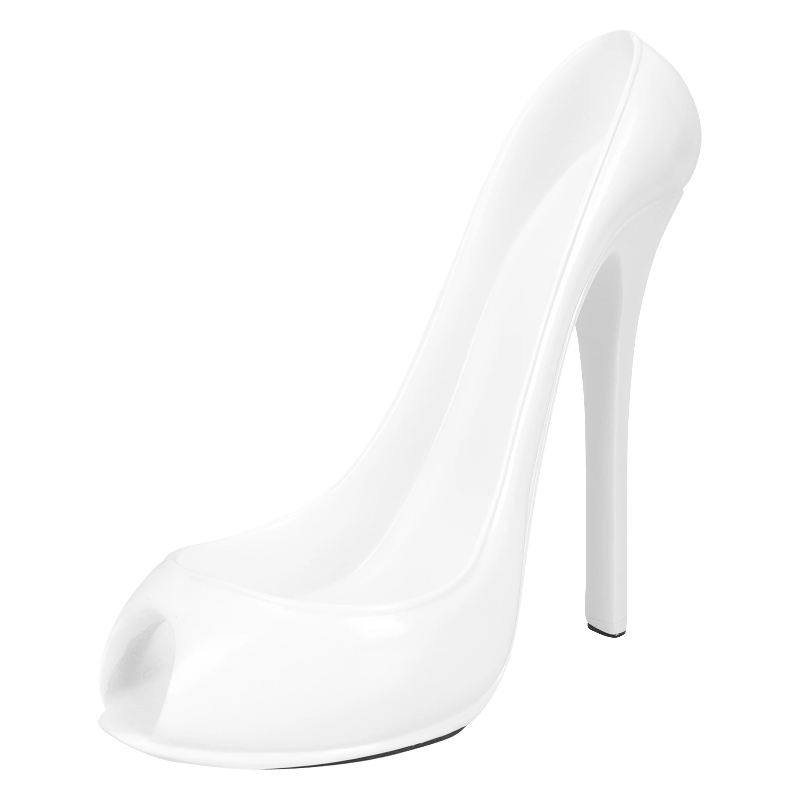 

High Heel Rack Desktop Resin Craft Elegant Resin Desktop Decor White Bottle Holder for Home Bar Restaurant Durability