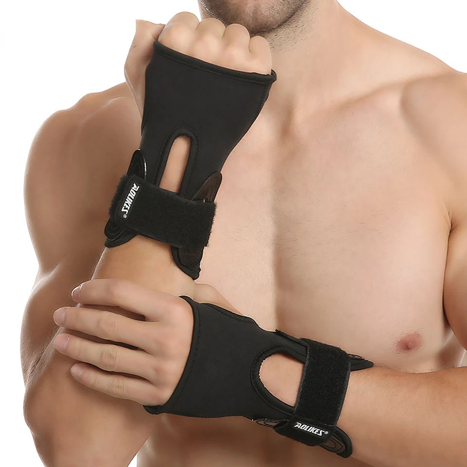 

1Pair Adjust Splint Sprains Arthritis BandBandage Orthopedic Hand Brace Wrist Support Finger Splint Carpal Tunnel Syndrome