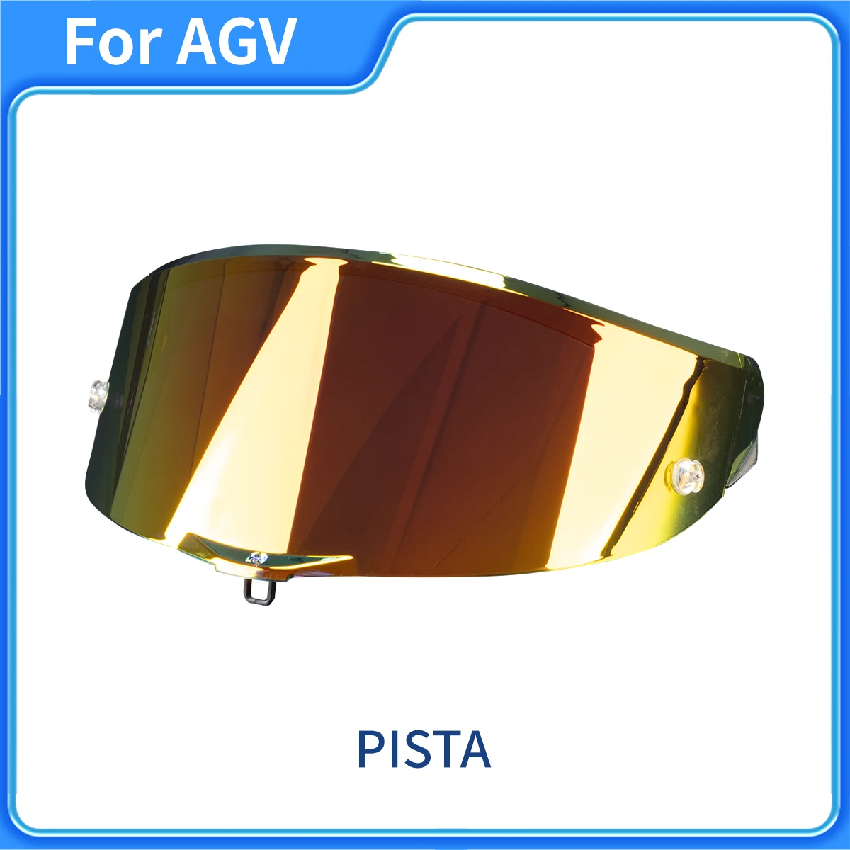 

For AGV PISTA Motorcycle helmet Visor Lens Shield Glasses,night vision capable,multi-color electroplated aurora lenses