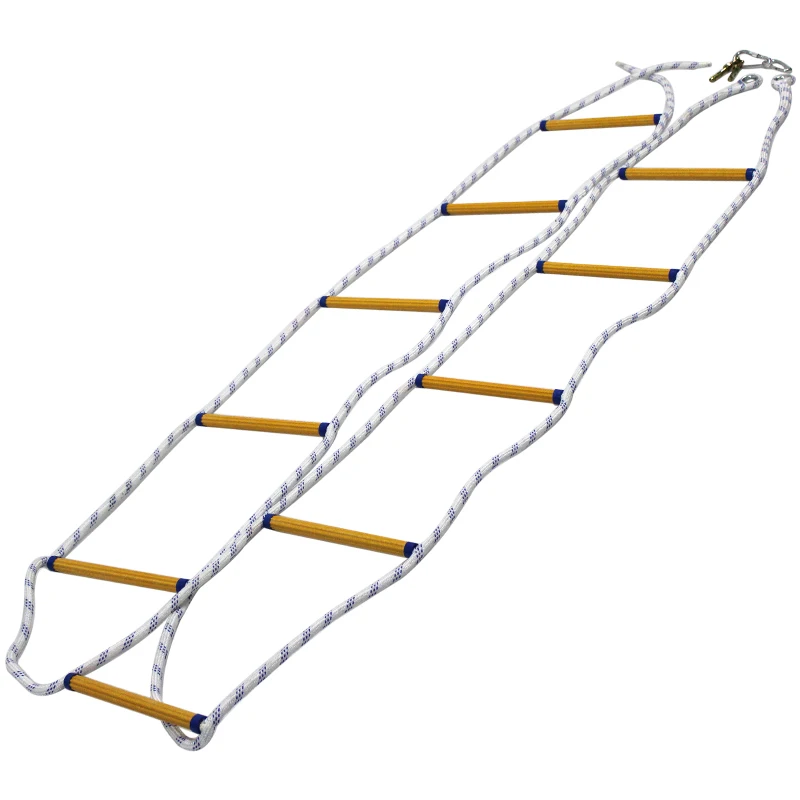 Fire Escape Ladder Folding Emergency Fire Escape Ladder Rescue Rope Ladder