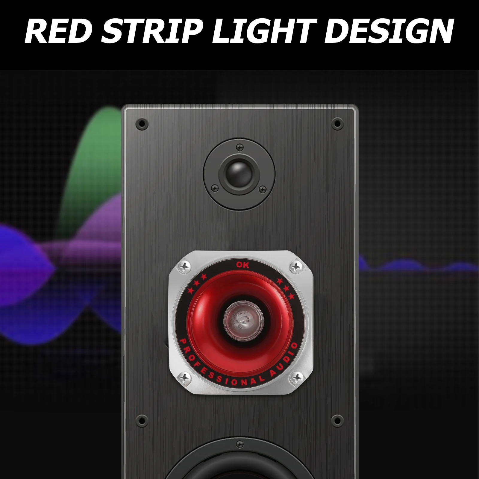 

2Pcs Horn Tweeter Lightweight Reliable Performance Horn Tweeter Stage Audio Tweeters Outdoor Use Stage Performance Tweeters