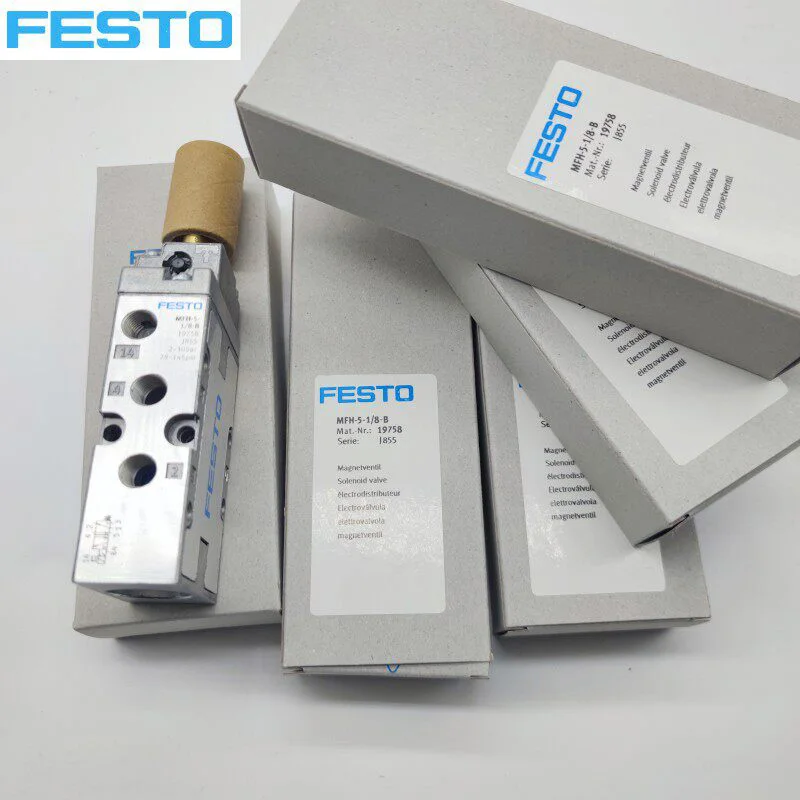 FESTO Pneumatic Solenoid Valve MLH-5-1/8-B MLH-5-1/4-B MFH-5-1/8-B MFH-3-1 JMFH-5-1 JMFH-5-1/8-B MFH-3-1/4-S MFH-5-1/4-B
