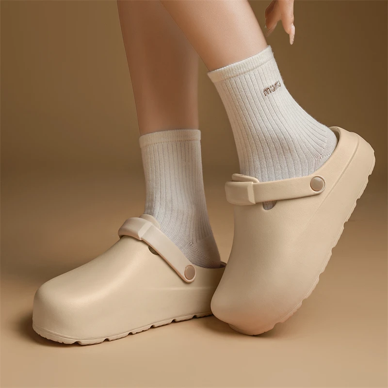 Sandalen Damen 2025, Sommer, neue Baotou-Hausschuhe, rutschfeste, leichte Strandschuhe – Detail 22