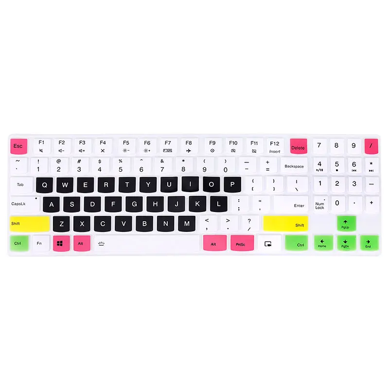 HRH Colorful design keyboard coverfor 15.6