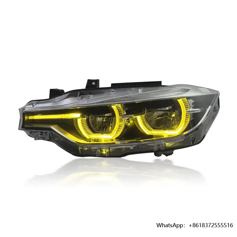 

daYellow White LED DRL Headlight for 3series F30 F31 Full LED Upgrade High Low Turn Signal Daytime Running Car Lamp New
