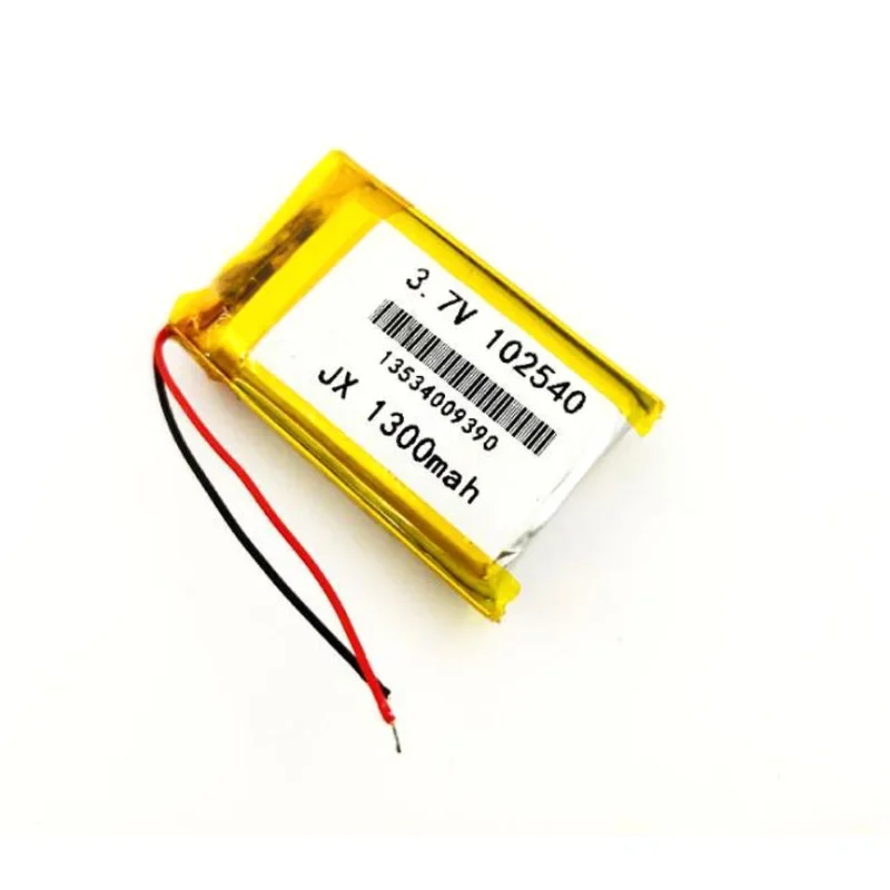 Banggood 3.7V 1300mAh 102540 Lipo-polimerowe akumulatory litowo-jonowe do głośnika Bluetooth GPS MP3 MP4