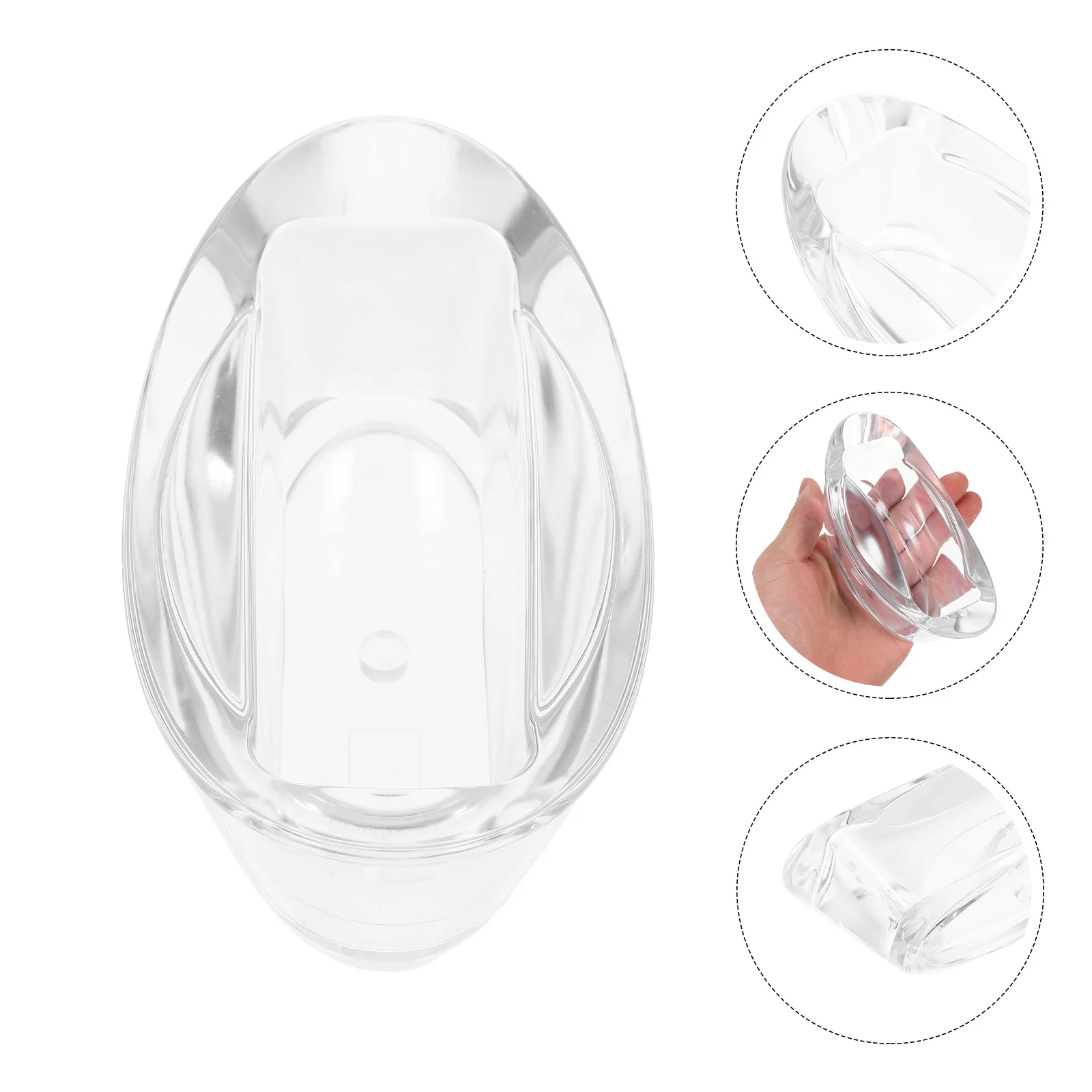 

Transparent Acrylic Business Holder Display Stand For Office Desks Vertical Card Organizer Rack Reusable Place Card Holder For