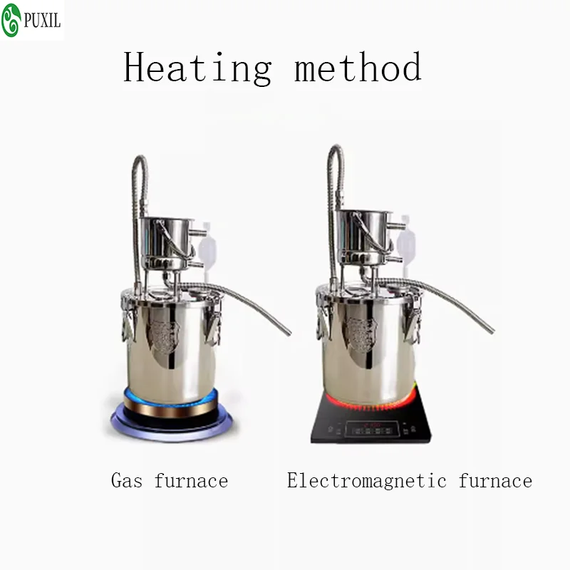 Popular small household essential oil pure dew extraction machine distillation production refining wine brewing steamed wine equ