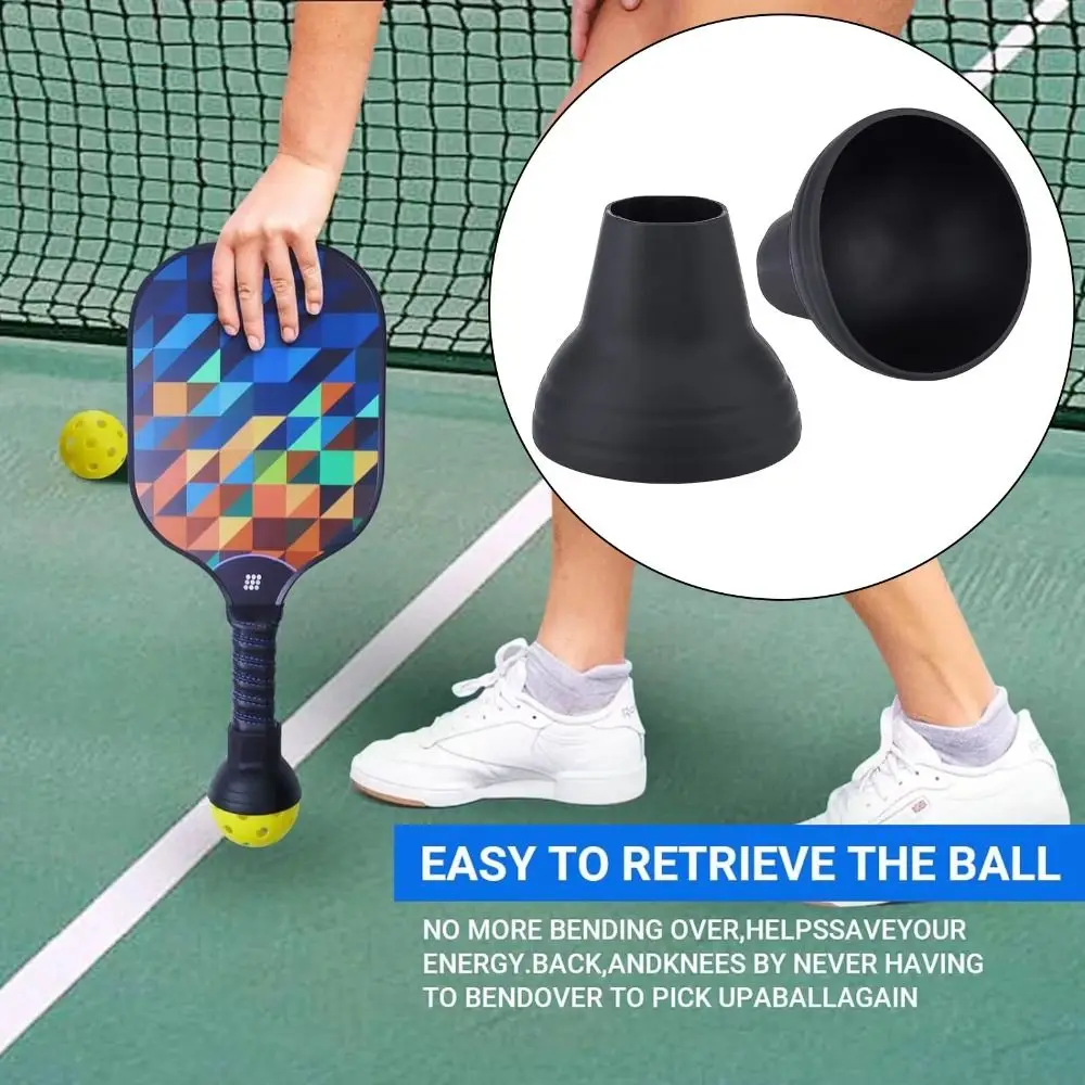 Silicone Pickleball Balls Retriever Picker Easy Attaches Without Bending Over Pickleball Paddle Upper Accessories