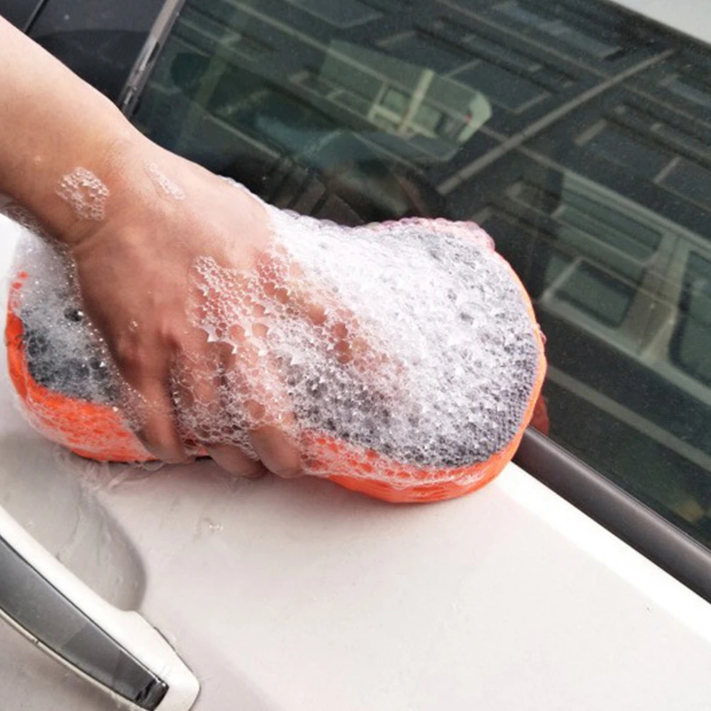 

2Pcs Car Wash Sponge Non-Scratch High-Density Super Absorbent Multi-Functional Cleaning Blocks for Car Home Detailing