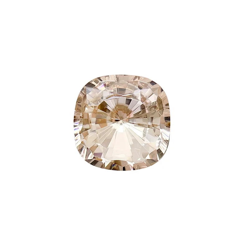 K9 Crystal 10mm Fat Square diamonds Lotus-Shape Facets Pointed bottomed Gems Used for earrings necklaces Nail Jewelry accessory