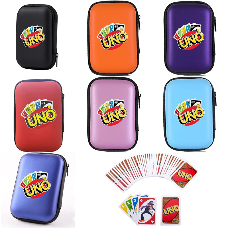 7 Models Uno Storage Box Card Games Board Game Playing Card Storage Child Birthday Gift Anime Collectible Battle Card Box Toy