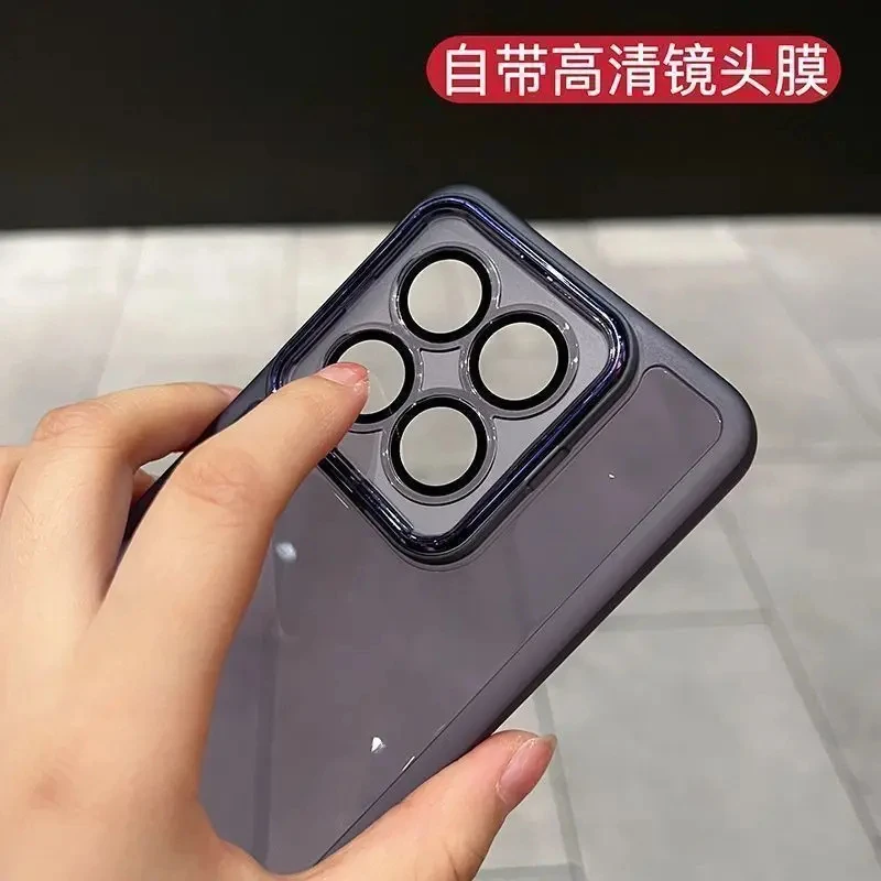 For Xiaomi 14T Pro Case Luxury Colorful Transparent TPU Silicone Cover For Xiaomi MI 14 T Camera Protection Shockproof Bumper image 4