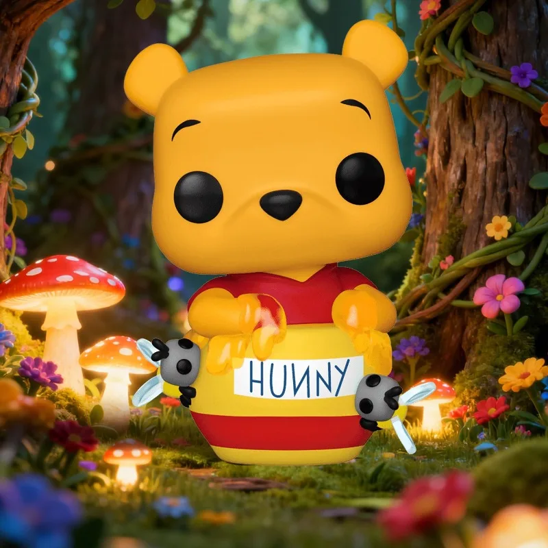 

Подлинное издание FUNKO POP 《Дисней Винни Пух Медовый горшок》Аниме Экшн Настольное украшение Орнамент Модель Игрушки Коллекционная модель