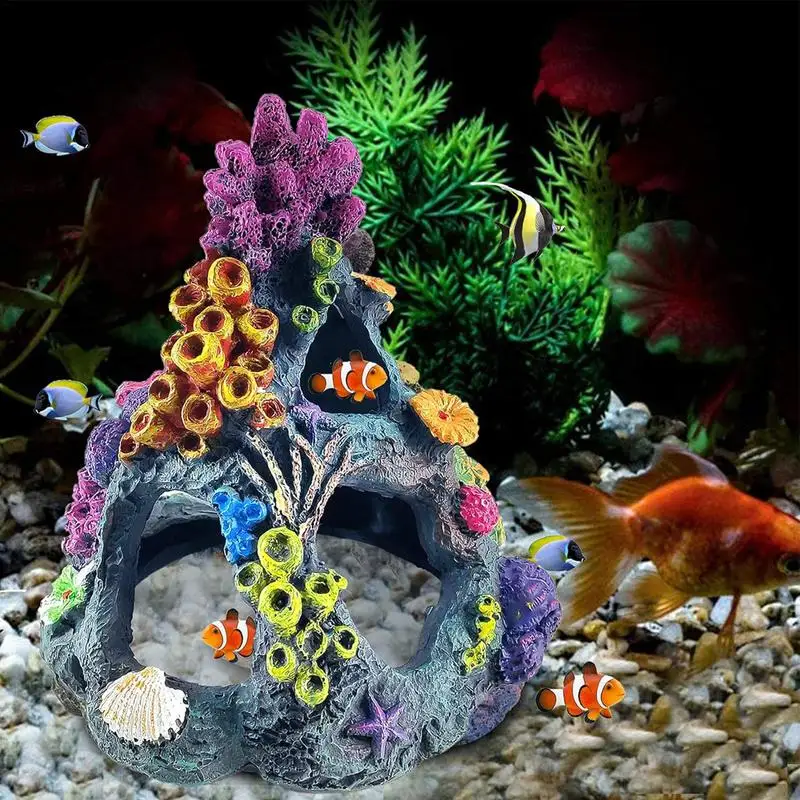 

Resin Coral And Aquatic Plants Fish Aquarium Decorations For Fish Hideout Creative Decor Crafts Arts For Fish Tank Aquarium