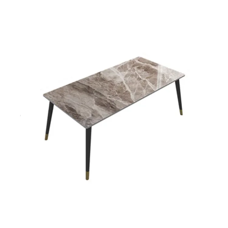 

L # Modern Design Round Wooden Dining Table Set With 4 Upholstered Fabric Restaurant Chairs Home Furniture Use Wholesale Availab