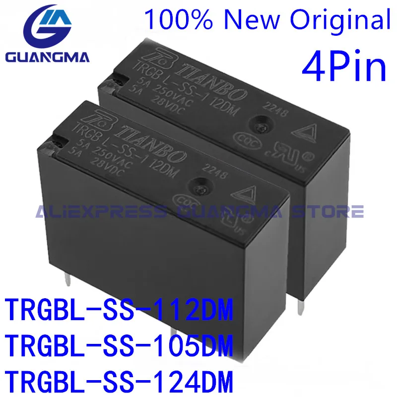 

10pCS TRGBL SS 105DM 112DM 124DM 100% New Original TRGB L SS 105DM TRGBL-SS-112DM TRGBL-SS-124DM DC5V 12V 24VDC 4Pin 5A 250V ac