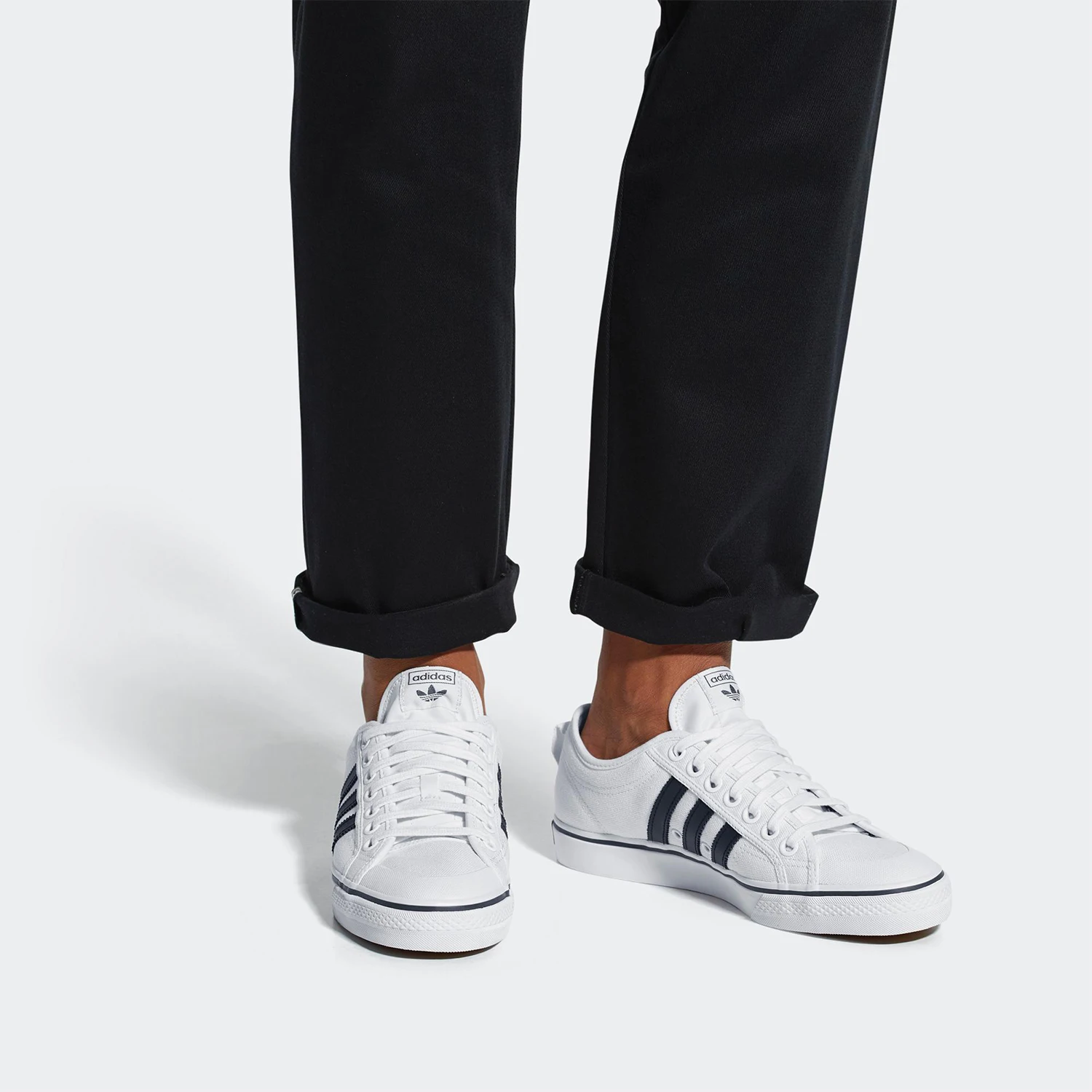 Adidas genuine clover NIZZA men's and women's classic low top casual canvas shoes CQ2333
