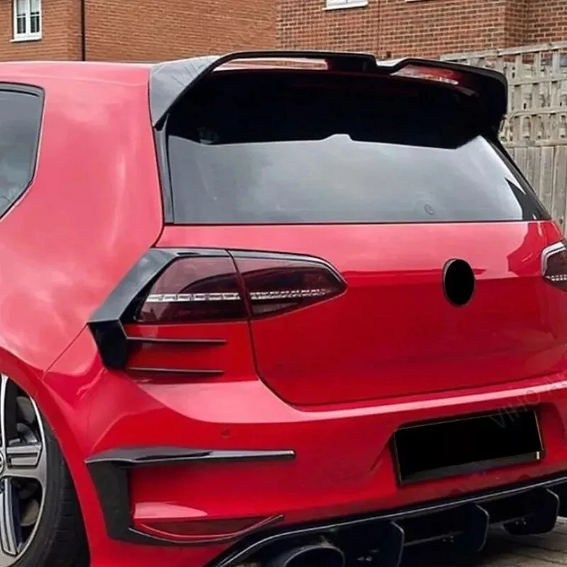 For 2013-2019 VW Golf MK 7 7.5 GTI TSI Oettinger Sports Spoiler Car Tail Wings Fixed Wind Rear Wing Auto Decoration Accessories