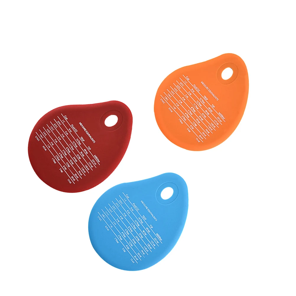 

3pcs Baking Scraper Set Premium Silicone Scale Tools Cake Dough Spatula Easy Clean Kitchen Gadgets Baking Pastry Tools