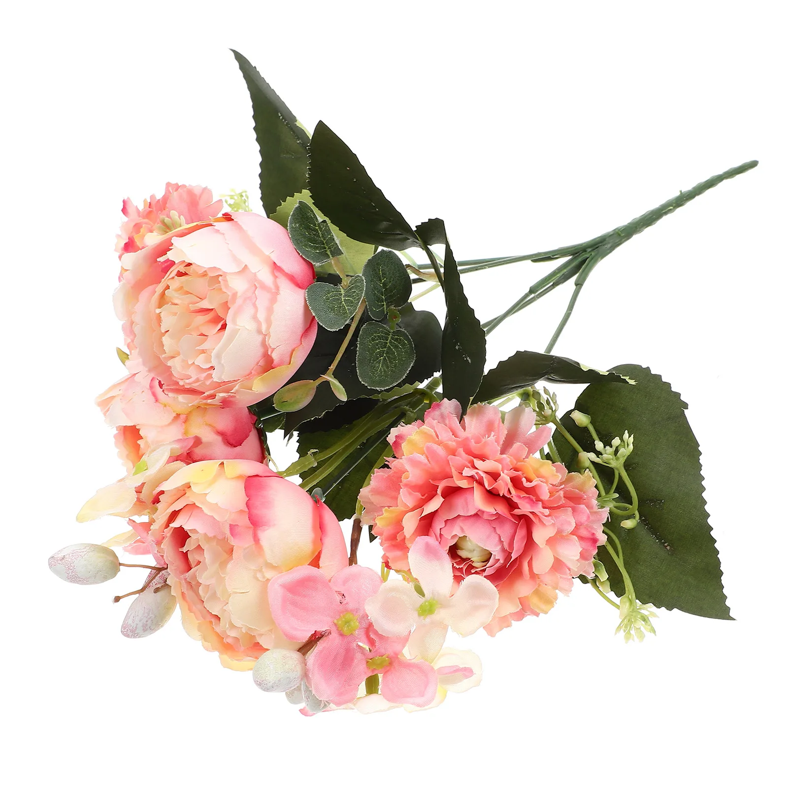 

Artificial Bouquet Flower Arrangement Faux Floral Arrangements Simulated Peony Hydrangea Decor Decoration Flowers