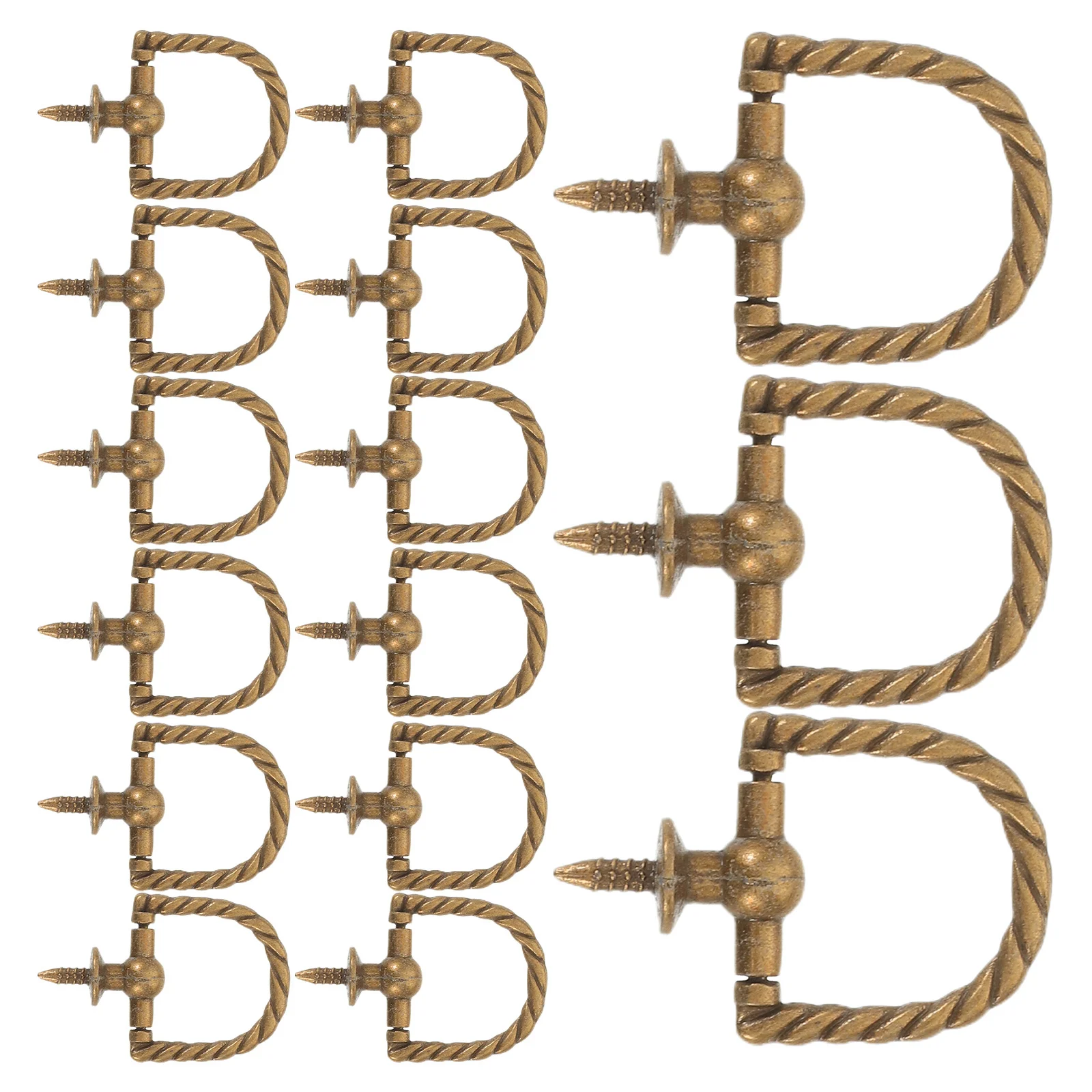 20 قطعة خمر ثقب واحد سبائك الزنك درج يسحب الرجعية مقابض للخزانة الذهب مضمد المقابض لخزانة المطبخ #1