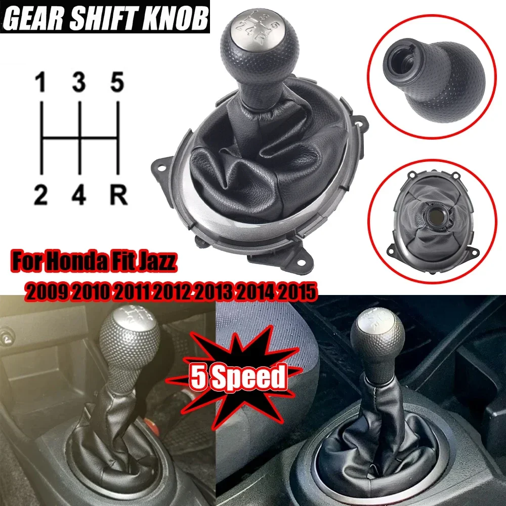 5 Speed Car Hand Speed Gear Lever Shift Knob For Honda FIT/Jazz 2008 2007 2006 2005 2004 2003 2002 Interior Stying Accessories