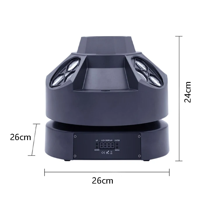 12X15W LED Strahl Moving Head Licht RGBW 4IN1 Super Bee Eye Strobe RGB Laser Licht DMX512 DJ Disco Bühne Party Prom Bar Club – Detail 3
