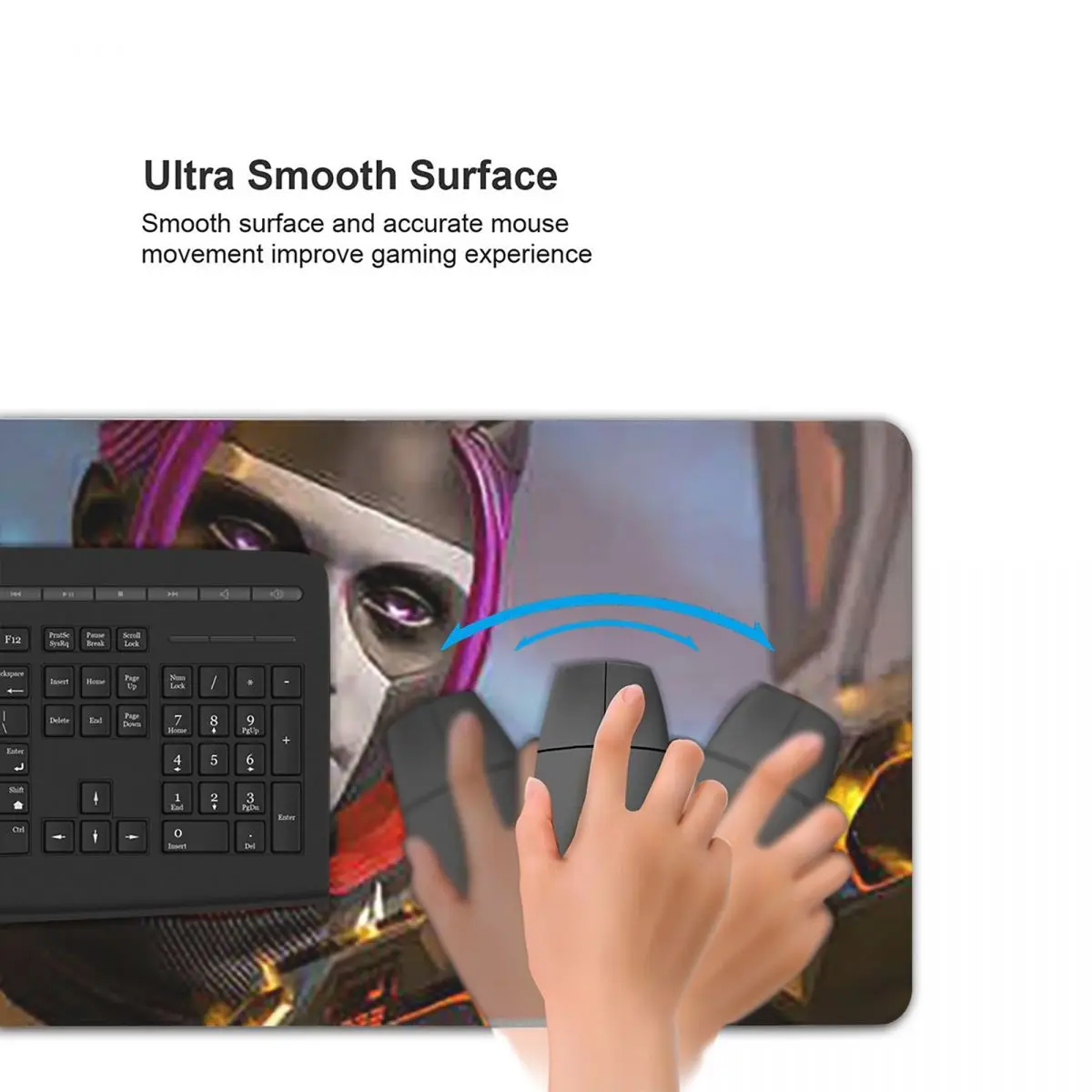 Permainan Kompetitif Permainan Kompetitif Beralih Uap Alas Mouse Besar Keyboard Komputer Alas Mouse Gaming Alas Meja Laptop Alas Meja