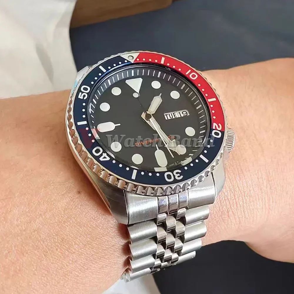 Luxuriöses Massives Edelstahl-Uhrenarmband für Seiko, Jubilee und Oyster-Armbänder 18mm 19mm 20mm 21mm 22mm Herren-Uhrenzubehör – Detail 16