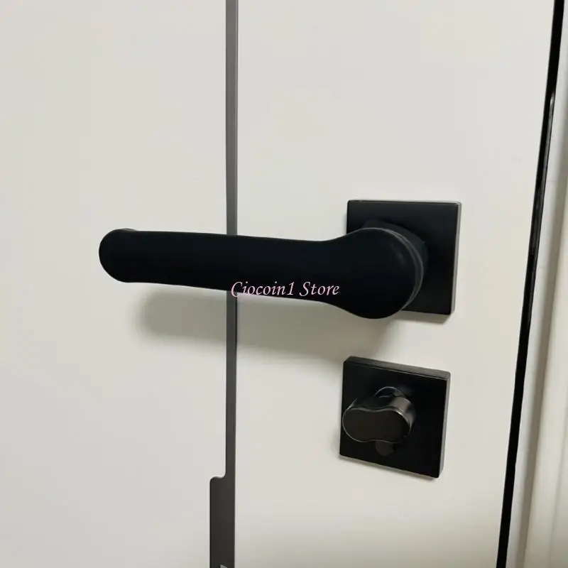 

Y1UB 2Pcs Soft Silicone Door Handle Cover Sleeve Skin for Kids Safety and Protections