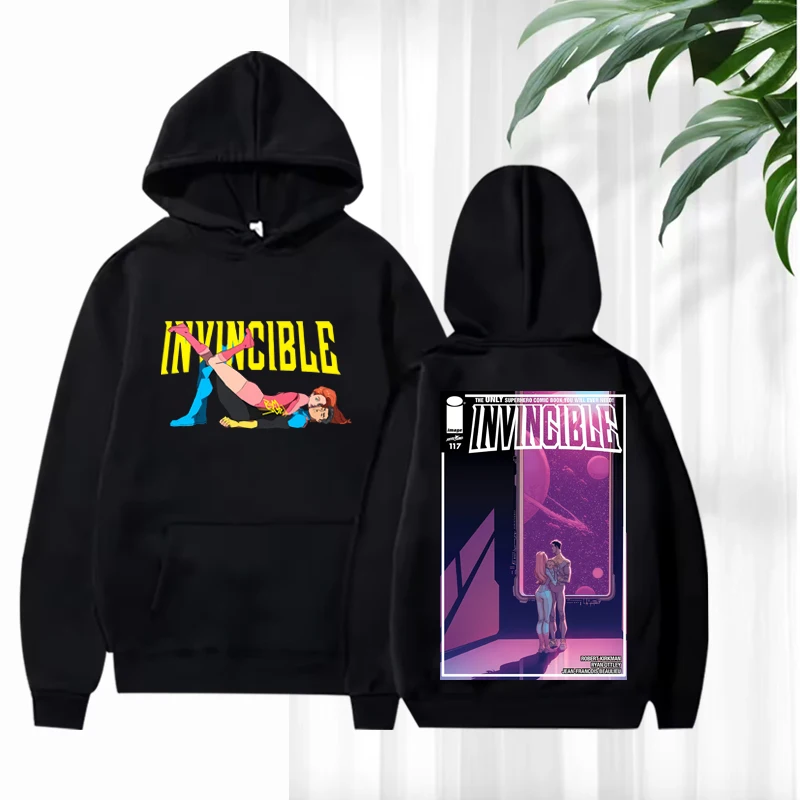 

Invincible Mark Grayson Atom Eve Love Essential hoodie 2025 men women vintage Long sleeve print Graphics oversized hoodie unisex