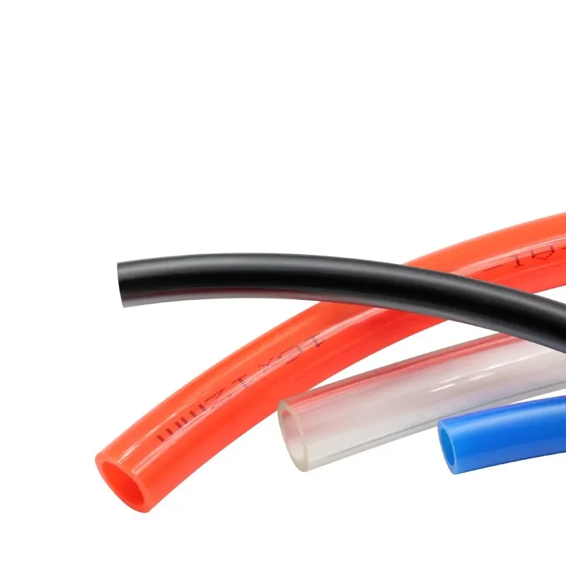 1m PU High Pressure Pneumatic Component OD Air Line Polyurethane Hose for Compressor One Meter