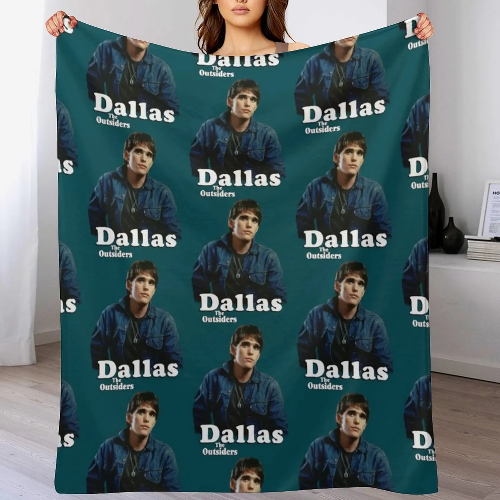 Dallas Winston (The Outsiders) Throw Blanket Quilt Flannels Thermals For Travel Decorative Beds Blankets