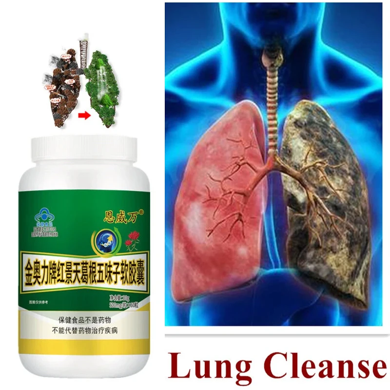 

Lung Cleanse Detox Pills Support Respiratory Health Mucus Clear Quit Smoking Aid Asthma Relief Altitude Sickness Vegan Capsule