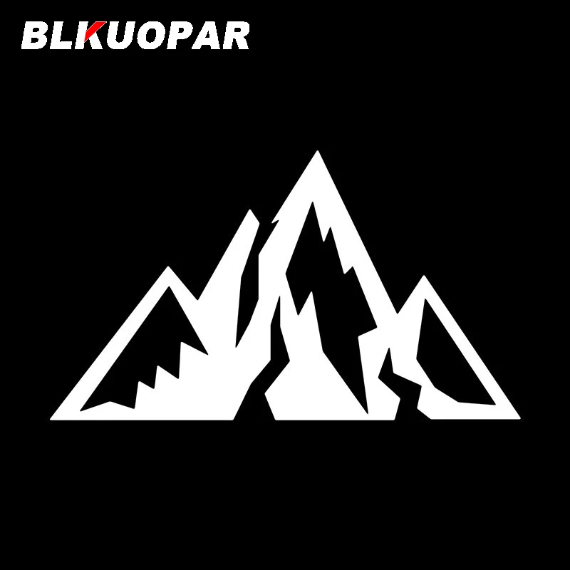 BLKUOPAR Mountain Car Stickers DIY Personality Decal Sunscreen Refrigerator Air Conditioner Decoration Surfboard Car Lable