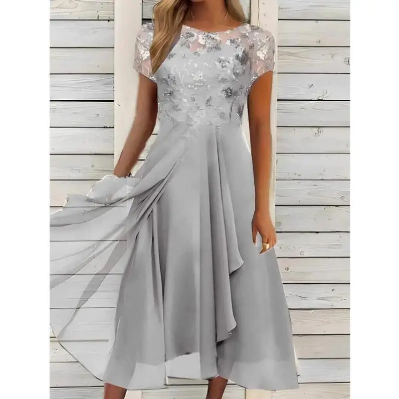 Robe de demoiselle d'honneur universelle Sle transfrontalière Qui S nouveau modèle Cleanfit H version pour femmes d'âge moyen t-shirt d'hiver...